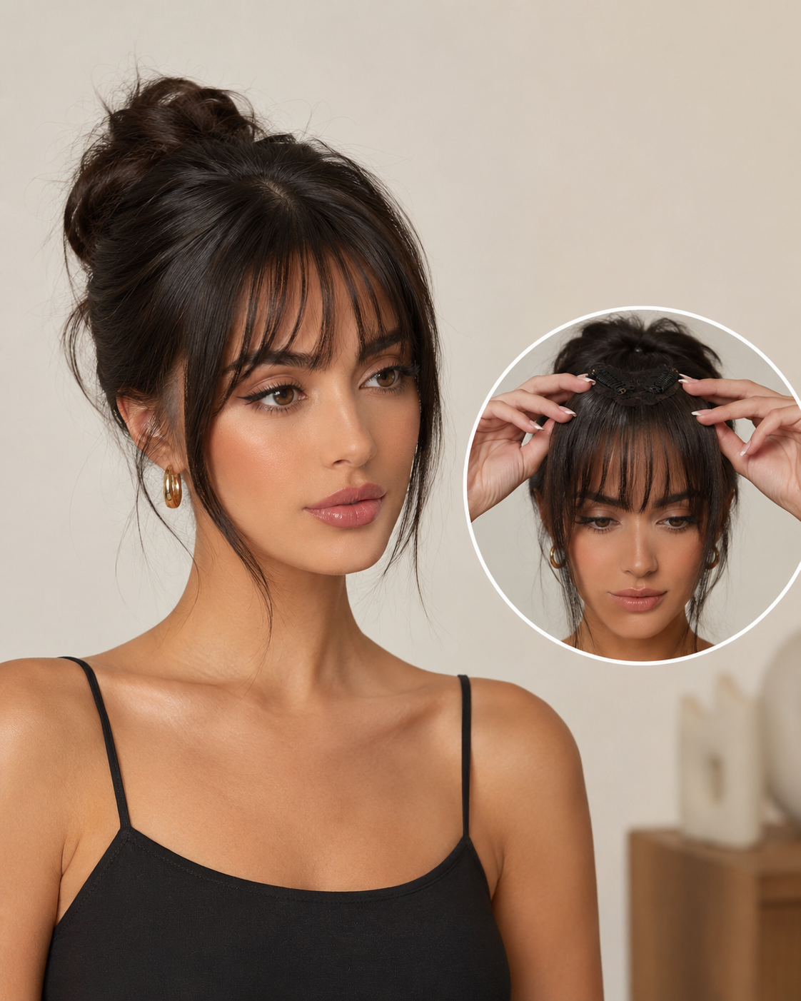 Seamless Clip-in bang